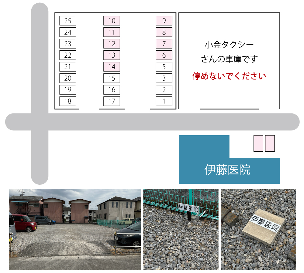 駐車場のご案内